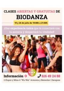 Clases de Biodanza