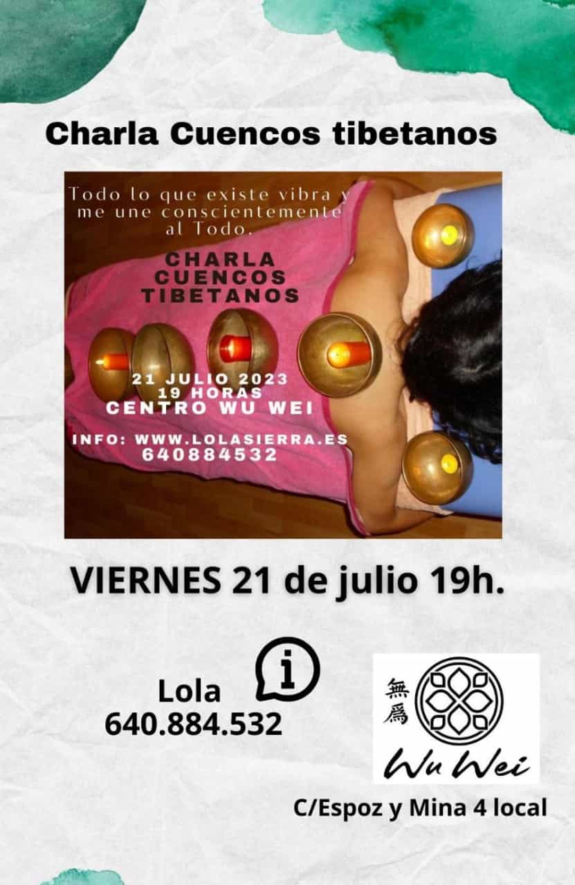 Charla cuencos tibetanos