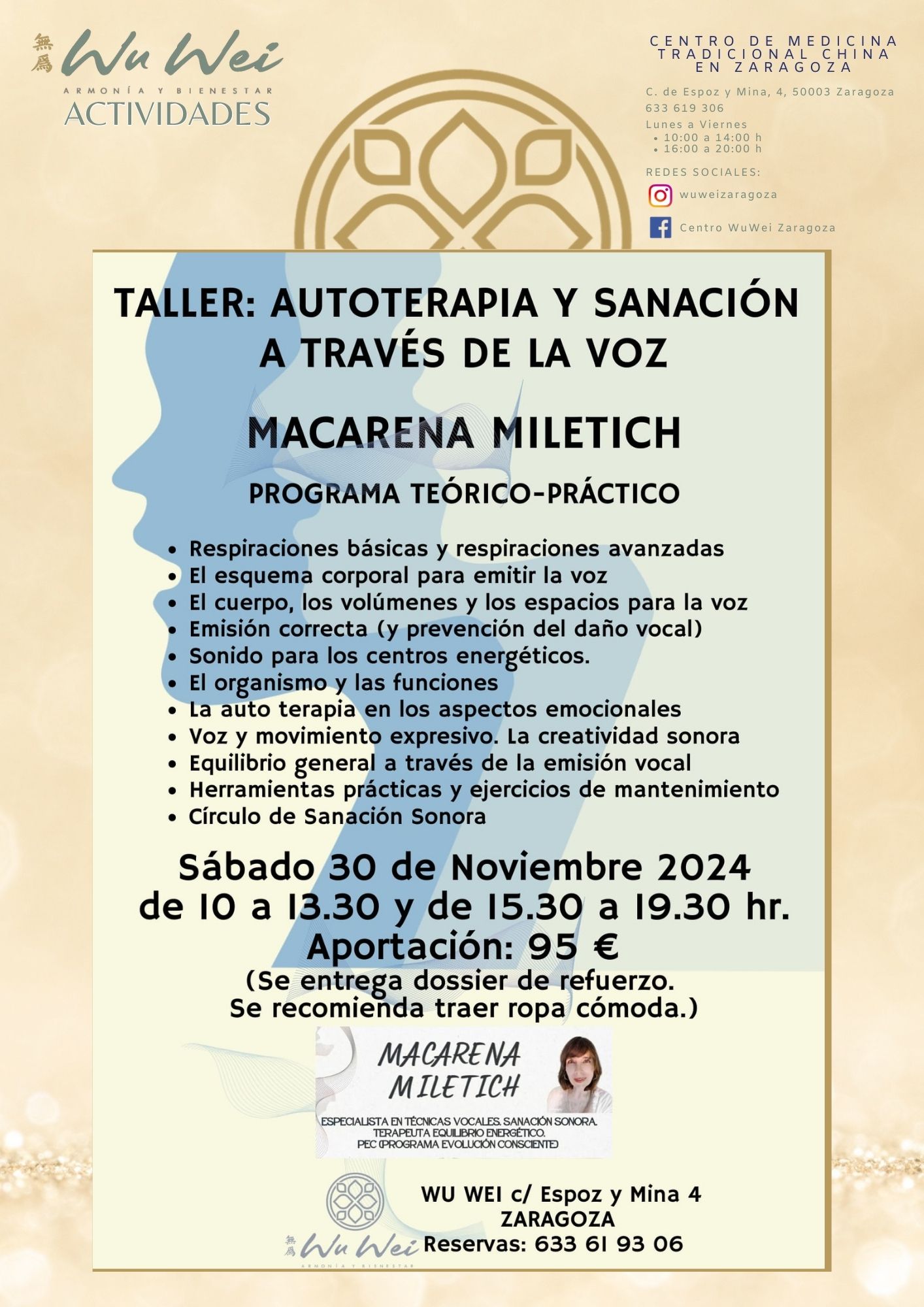 Autoterapia y sanación a través de la voz